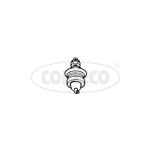 Kulled / Spindelled, framaxel höger, framaxel vänster Corteco 493 CORTECO