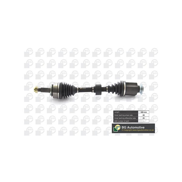 Drivaxel, framaxel höger Bga DS2519R BGA