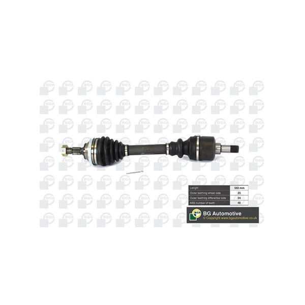 Drivaxel, framaxel vänster Bga DS6716LA BGA