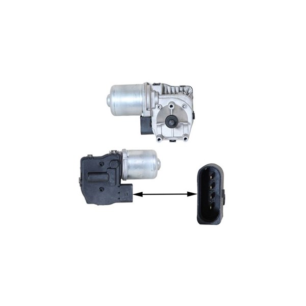 Torkarmotor 12V, Fram Klokkerholm 95243270 KLOKKERHOLM