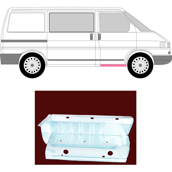 Tröskelplåt, Höger fram Klokkerholm 9558044 KLOKKERHOLM