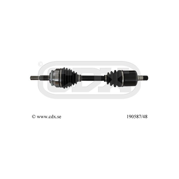 Drivaxel, framaxel vänster Cdx 190587/43 CDX