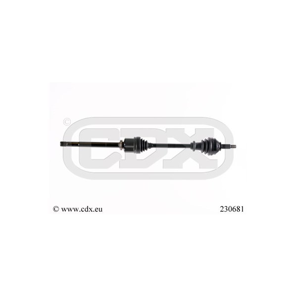 Drivaxel, framaxel höger Cdx 230681 CDX