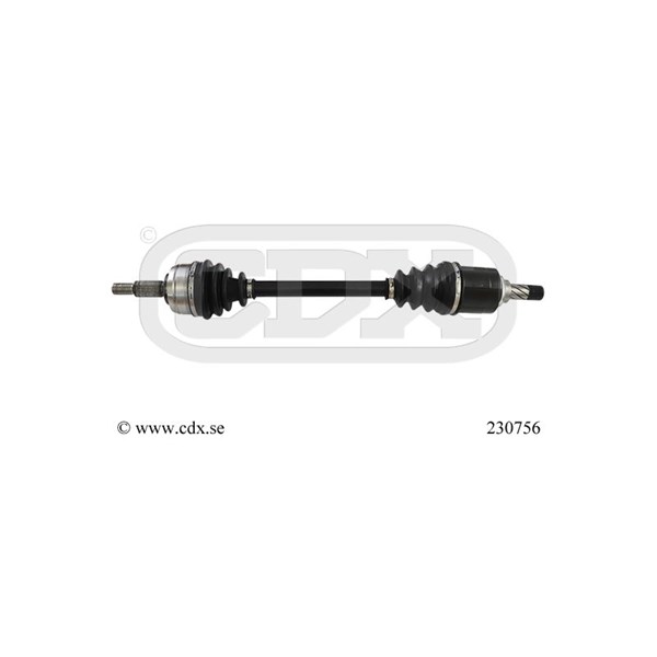 Drivaxel, framaxel vänster Cdx 230756 CDX