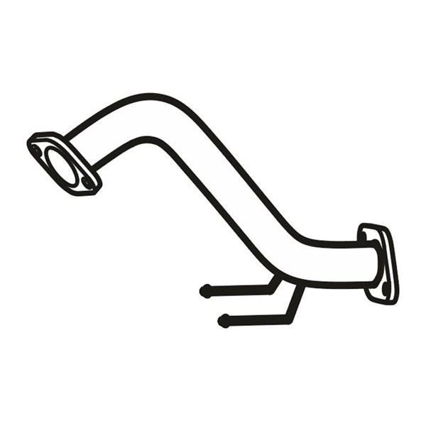 Avgasrör, Fram Avgasrör, Fram