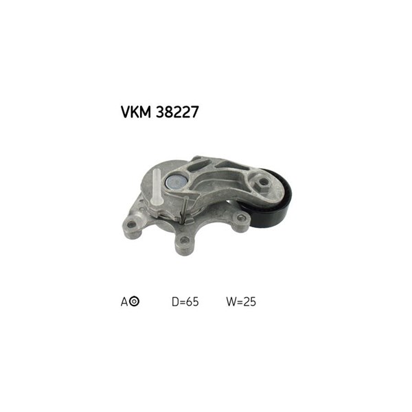 Spännrulle, Drivrem, Upptill, Mitt Skf VKM 38227 SKF