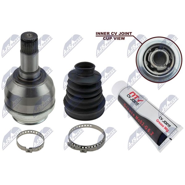 Drivaxel, framaxel vänster Nty NPW-ME-117 NTY Drivaxel, framaxel vänster Nty NPW-ME-117 NTY