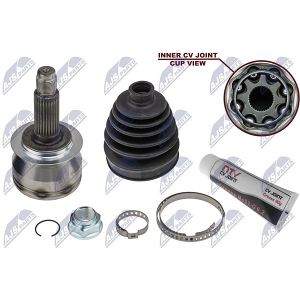 Drivknut, framaxel höger, framaxel vänster Nty NPZ-SB-027 NTY Drivknut, framaxel höger, framaxel vänster Nty NPZ-SB-027 NTY