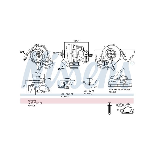 Turbo Nissens 93105 NISSENS