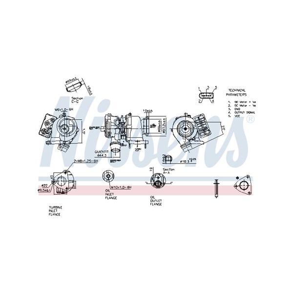 Turbo Nissens 93308 NISSENS
