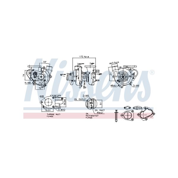 Turbo Nissens 93639 NISSENS