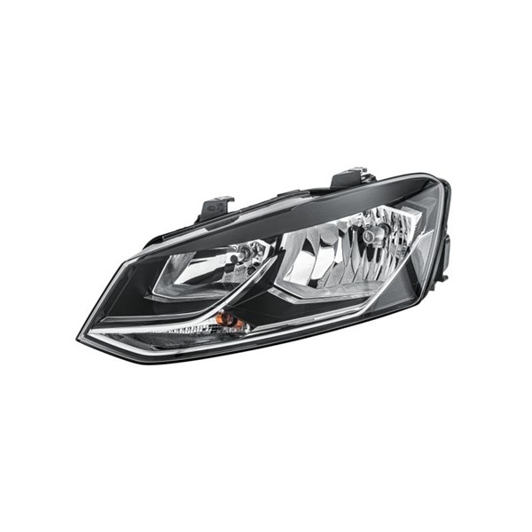 Strålkastare 12V, Vänster Hella 1EB 012 034-011 HELLA
