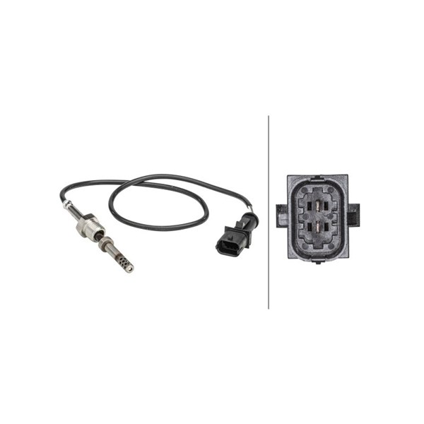 Sensor, avgastemperatur Hella 6PT 358 181-191 HELLA