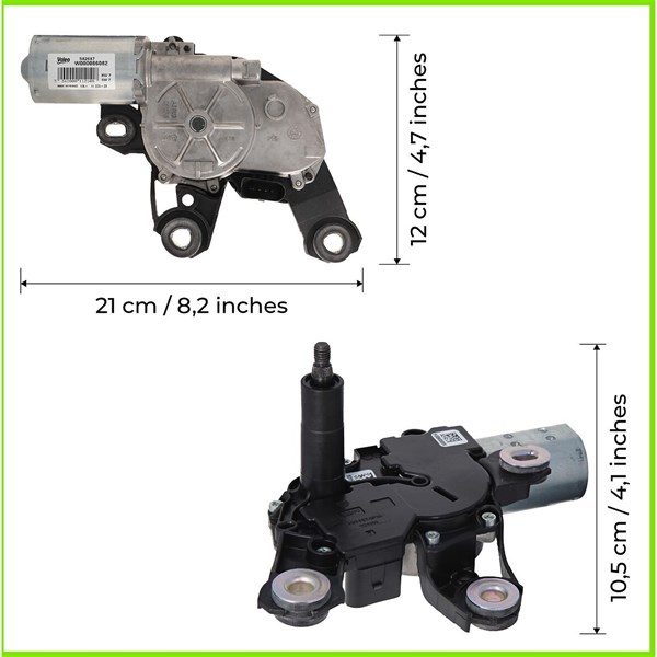 Torkarmotor 12V, Bak Valeo 582687 VALEO Torkarmotor 12V, Bak Valeo 582687 VALEO