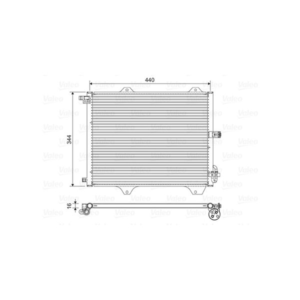 Kondensor, klimatanläggning Valeo 822588 VALEO