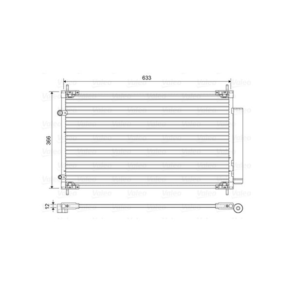 Kondensor, klimatanläggning Valeo 822604 VALEO