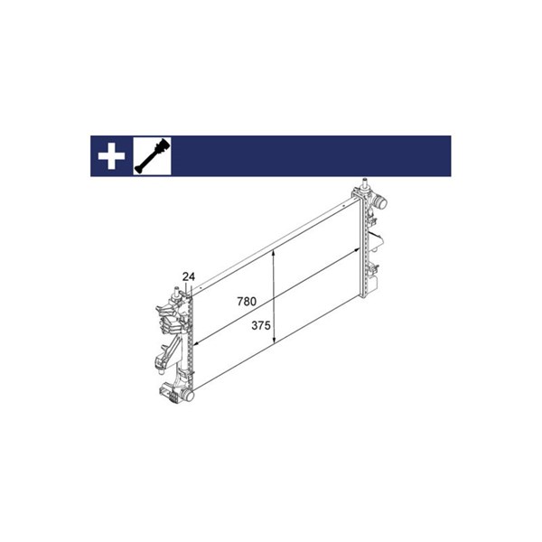 Kylare, motorkylning Mahle CR 881 000S MAHLE
