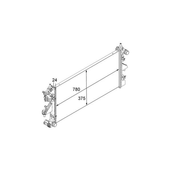 Kylare, motorkylning Mahle CR 881 000S MAHLE