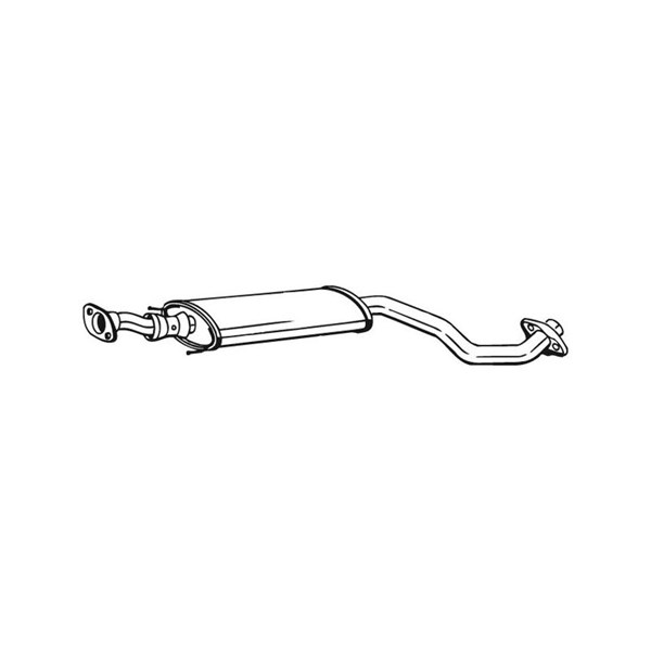 Mittenljuddämpare Bosal 284-967 BOSAL