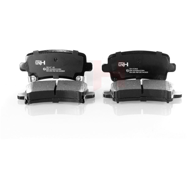 Bromsbeläggsats, Bakaxel Gh GH-413643 GH