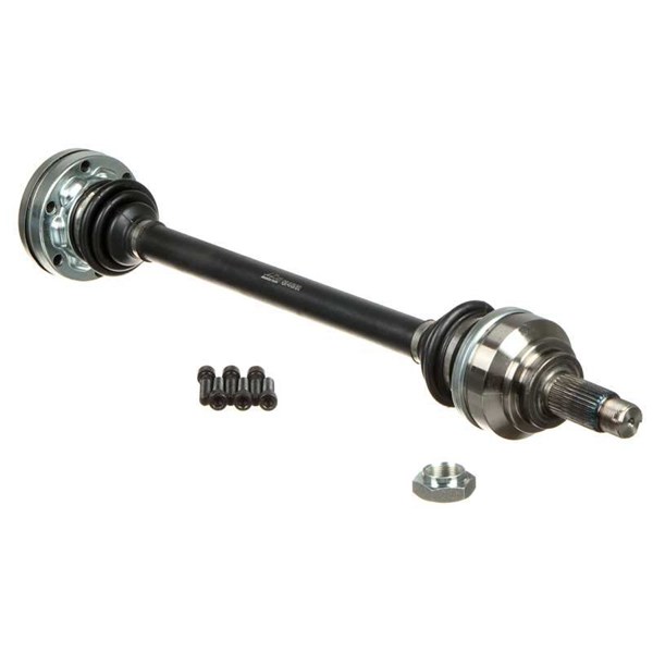 Drivaxel, Bakaxel vänster, Bakaxel höger