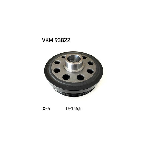 Remskiva, vevaxel Skf VKM 93822 SKF
