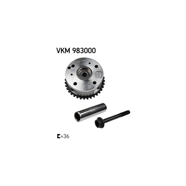 Kamaxellägesställare, Insugssidan Skf VKM 983000 SKF