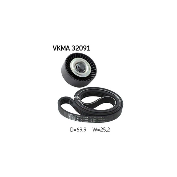 Drivremsats Skf VKMA 32091 SKF
