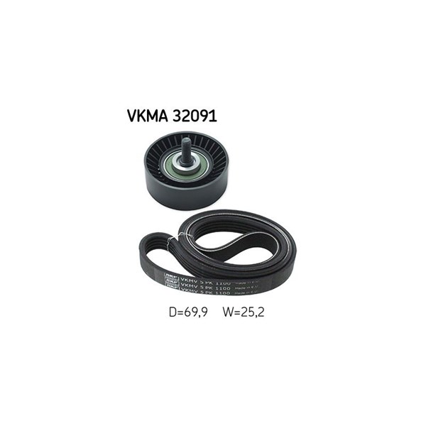 Drivremsats Skf VKMA 32091 SKF
