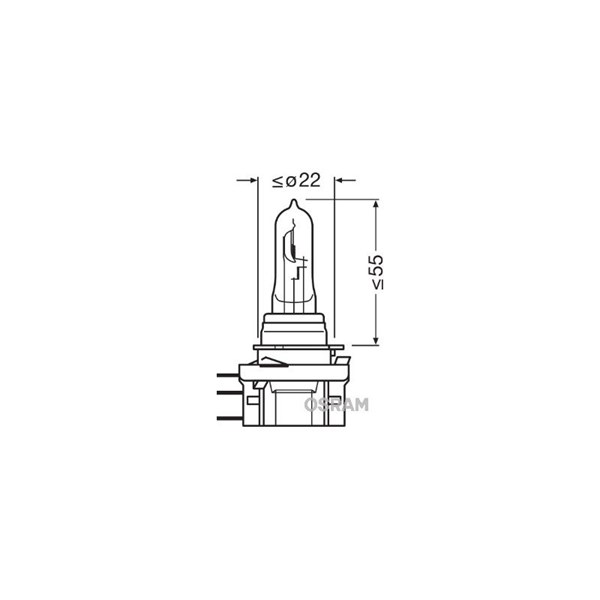 Glödlampa Original Osram H15, PGJ23t-1 24V Osram 64177 OSRAM