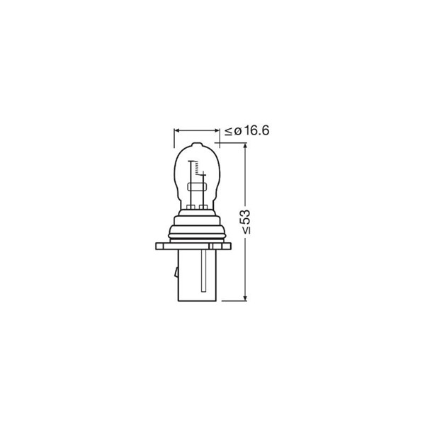 Glödlampa Osram Original PSX26W, PG18.5d-3 12V Osram 6851 OSRAM