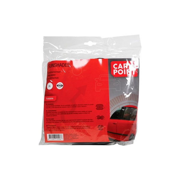 Carpoint solskydd med sugkopp - 38 x 45 cm, Universal
