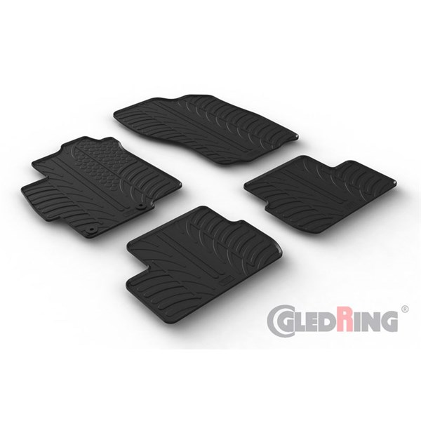 Gummimatta, kupé Mitsubishi Lancer VIII Sedan, Fram eller bak GledRing Gummimatta, kupé Mitsubishi Lancer VIII Sedan, Fram eller bak GledRing