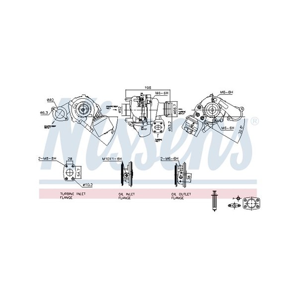 Turbo Nissens 93258 NISSENS Turbo Nissens 93258 NISSENS