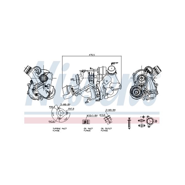 Turbo Nissens 93310 NISSENS Turbo Nissens 93310 NISSENS