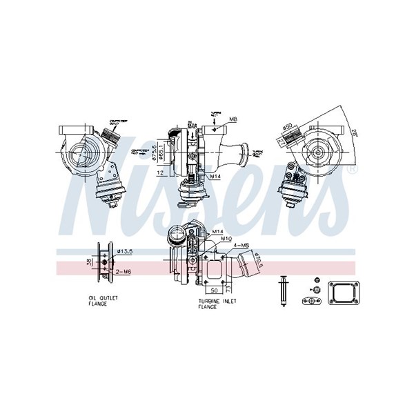 Turbo Nissens 93485 NISSENS