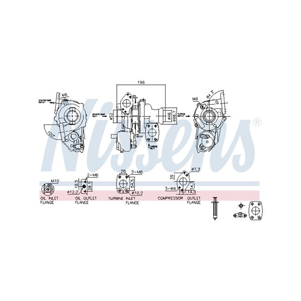 Turbo Nissens 93514 NISSENS