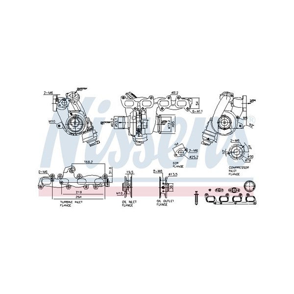 Turbo Nissens 93515 NISSENS