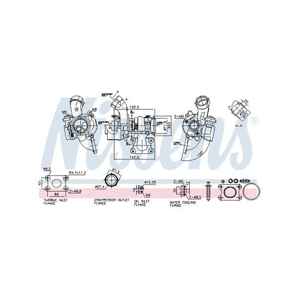Turbo Nissens 93587 NISSENS
