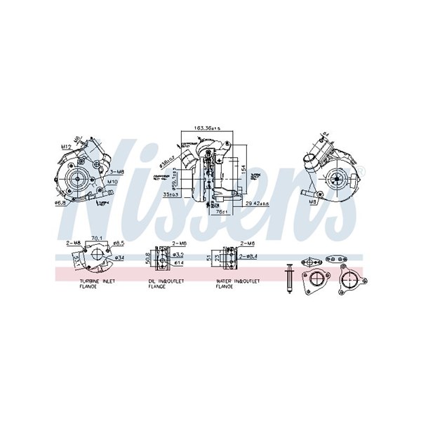 Turbo Nissens 93830 NISSENS