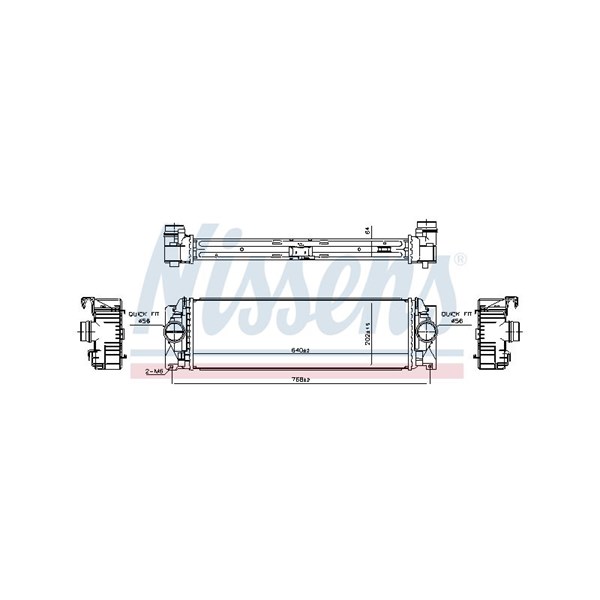 Intercooler Nissens 961312 NISSENS