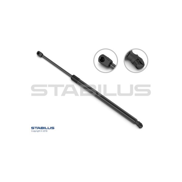 Gasfjäder, motorhuv, Tvåsidig Stabilus 102332 STABILUS
