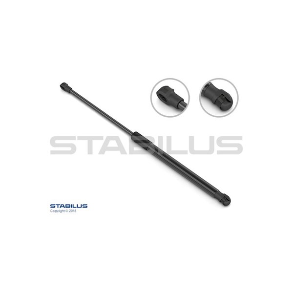 Gasfjäder, motorhuv, Tvåsidig Stabilus 935485 STABILUS