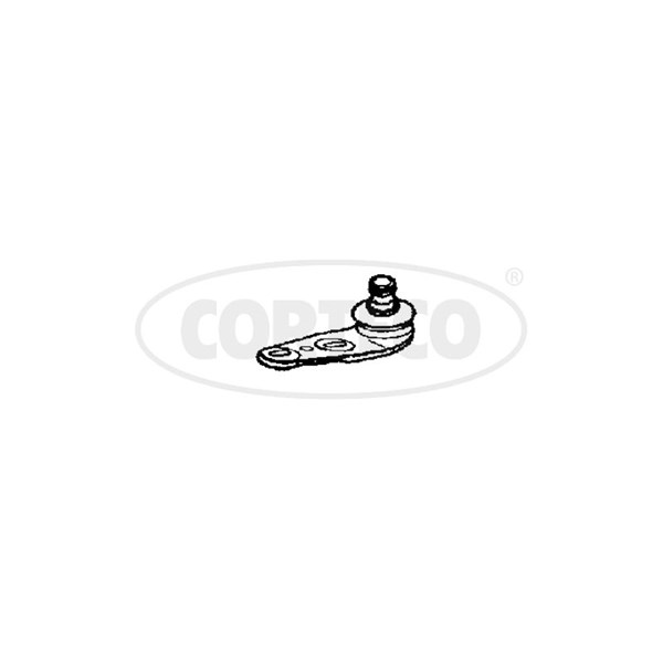 Kulled / Spindelled, framaxel vänster Corteco 49400052 CORTECO Kulled / Spindelled, framaxel vänster Corteco 49400052 CORTECO