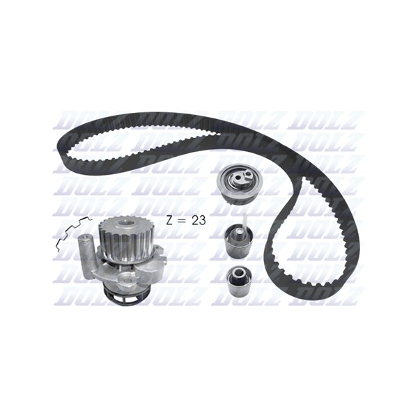 Kamremskit med vattenpump Dolz KD165 DOLZ