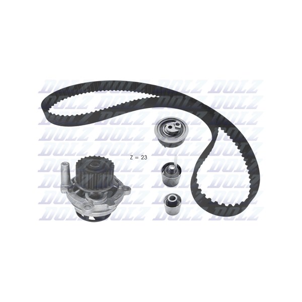 Kamremskit med vattenpump Dolz KD166 DOLZ