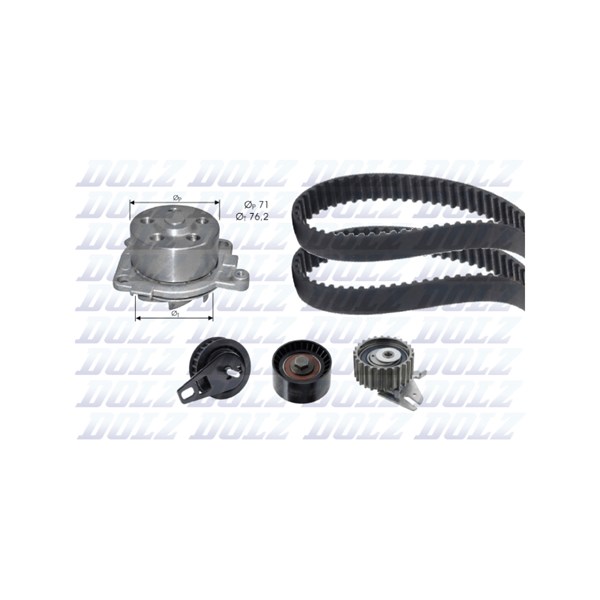 Kamremskit med vattenpump Dolz KD181 DOLZ