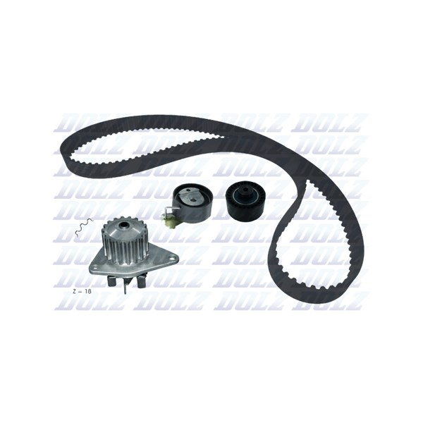 Kamremskit med vattenpump Dolz KD186 DOLZ