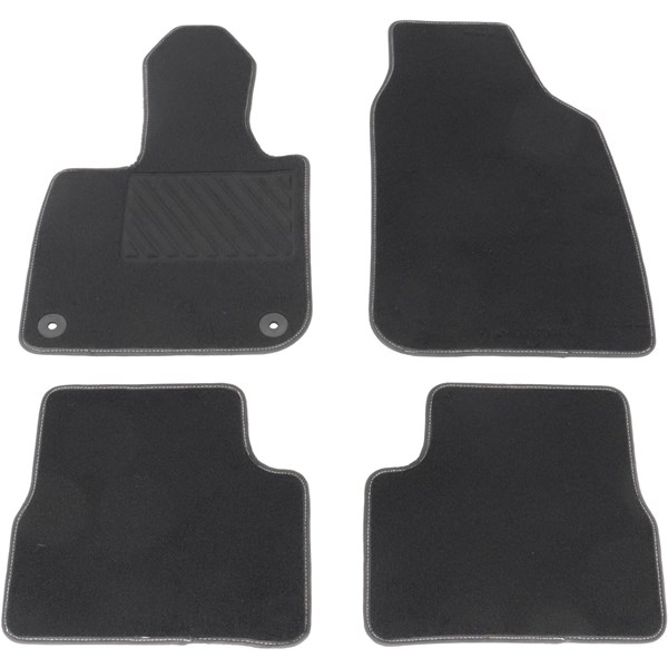 Textilmatta Fiat 500e 2020-, Fram eller bak Textilmatta Fiat 500e 2020-, Fram eller bak