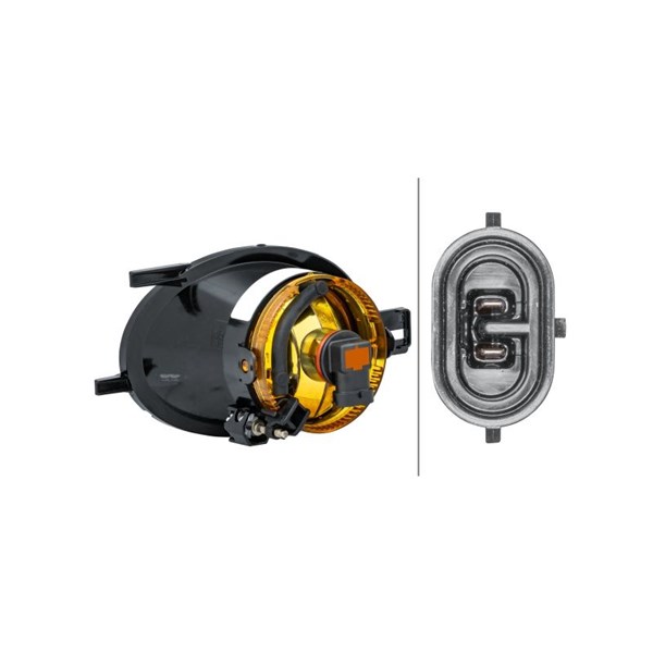 Dimljus 12V, Höger Hella 1N0 010 304-041 HELLA